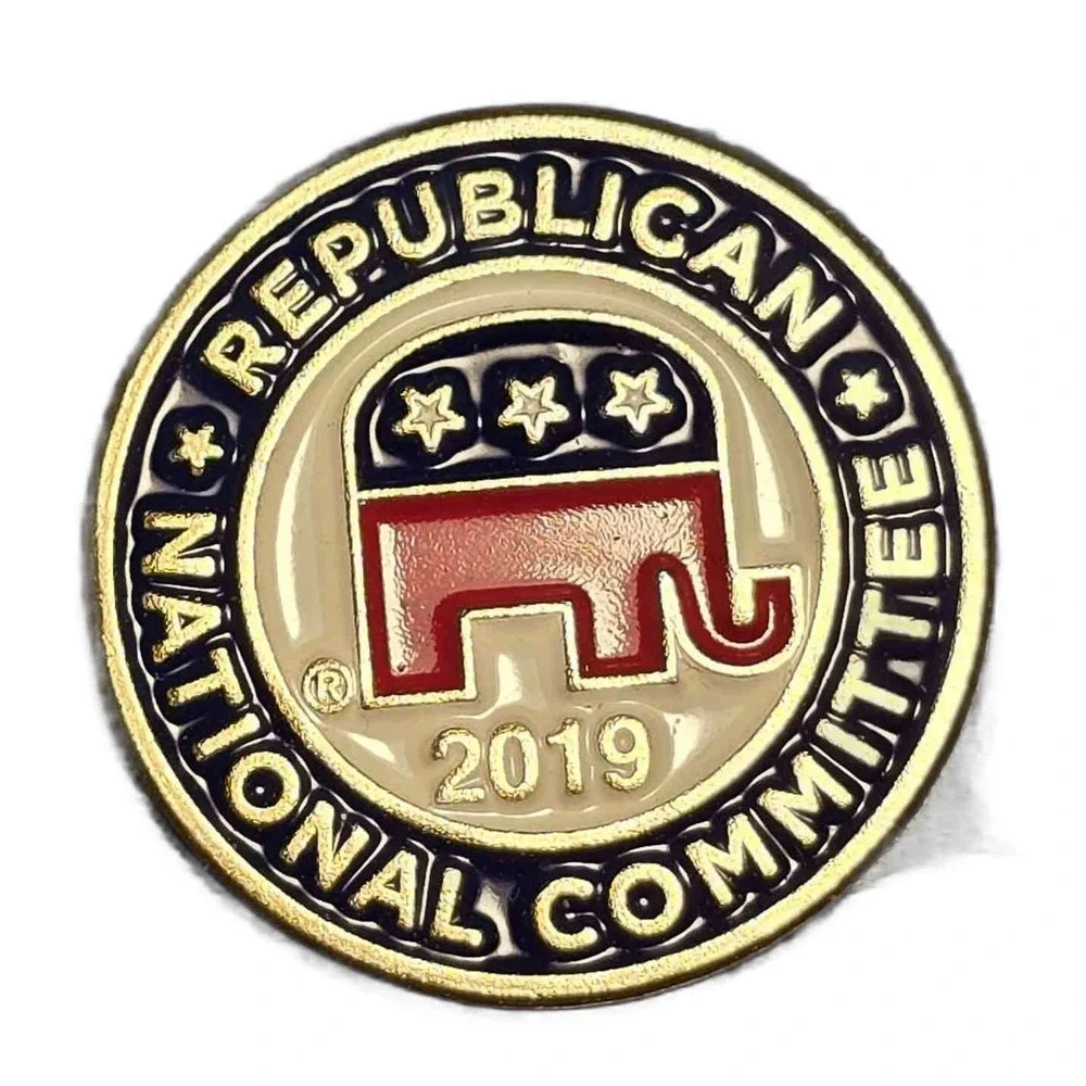 Republican National Committee 2019 Trump Sustaining Member Lapel Hat Pin JB-1